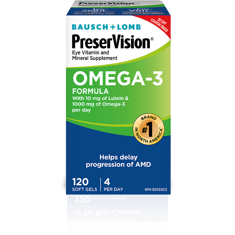 PreserVision   Eye Vitamin and Mineral Supplement Omega-3 Formula