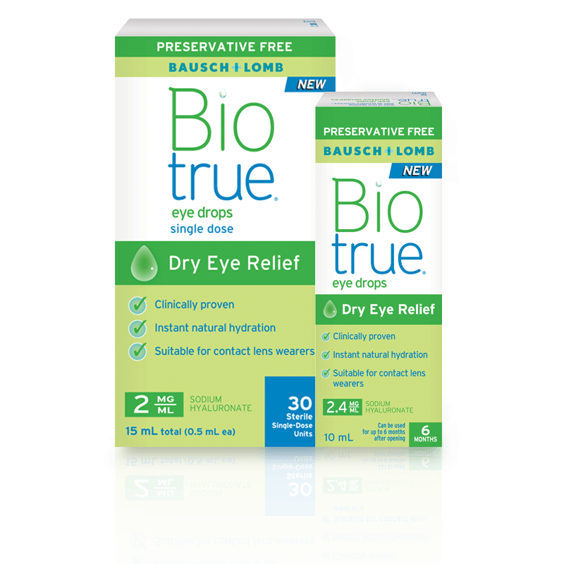 Preservative-Free Biotrue® Eye Drops