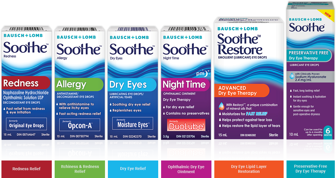 Bausch + Lomb Soothe® Restore Eye Drops