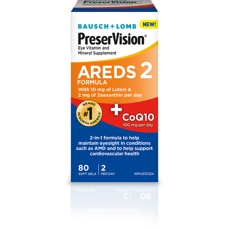 PreserVision® Eye Vitamin and Mineral Supplement AREDS 2 + CoQ10 Formula